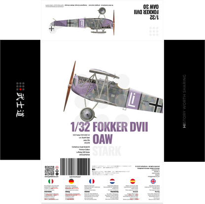 Gothaforce - Fokker D.VII OAW 3.0 Rudolf Stark - Premium Edition - 1/32 scale - GFK032P00104