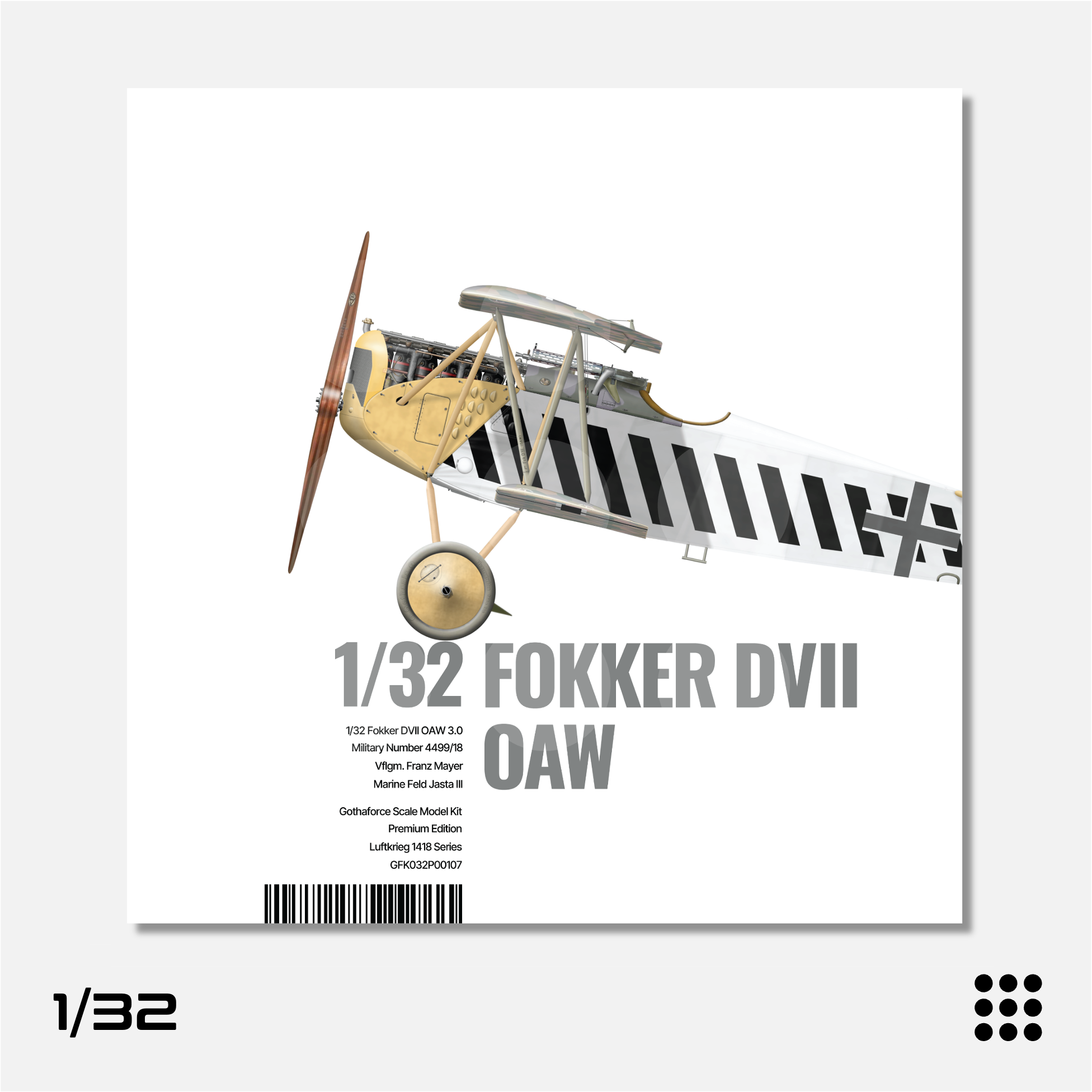 1/32 Fokker DVII OAW 3.0 Franz Mayer