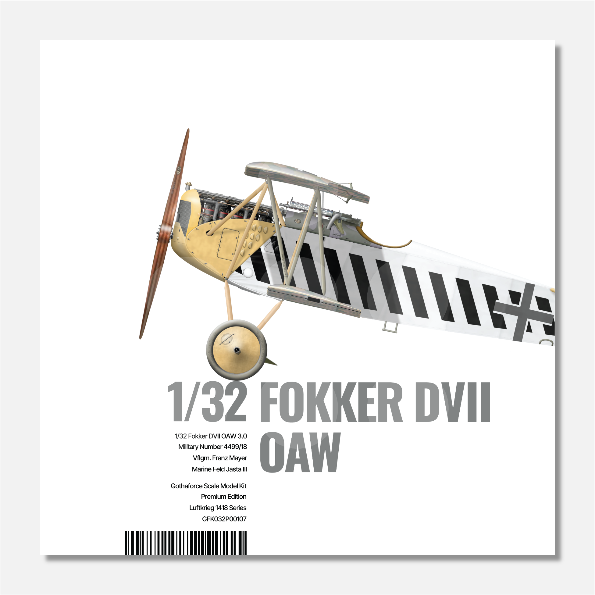 1/32 Fokker DVII OAW 3.0 Franz Mayer