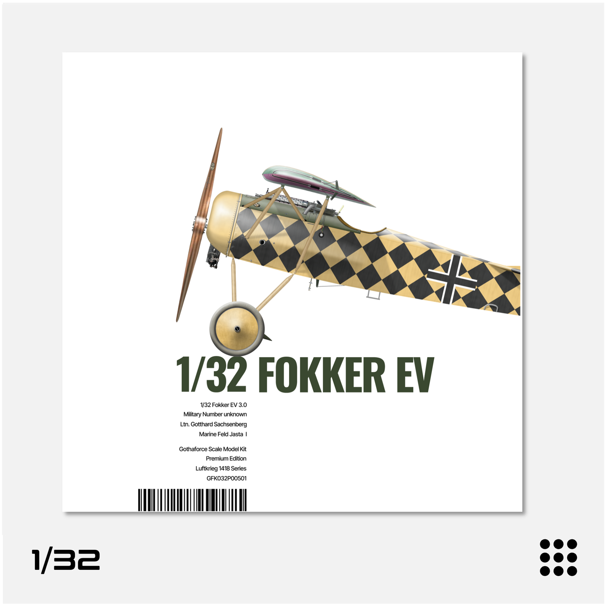 1/32 Fokker EV 3.0 Gotthard Sachsenberg - Reservation