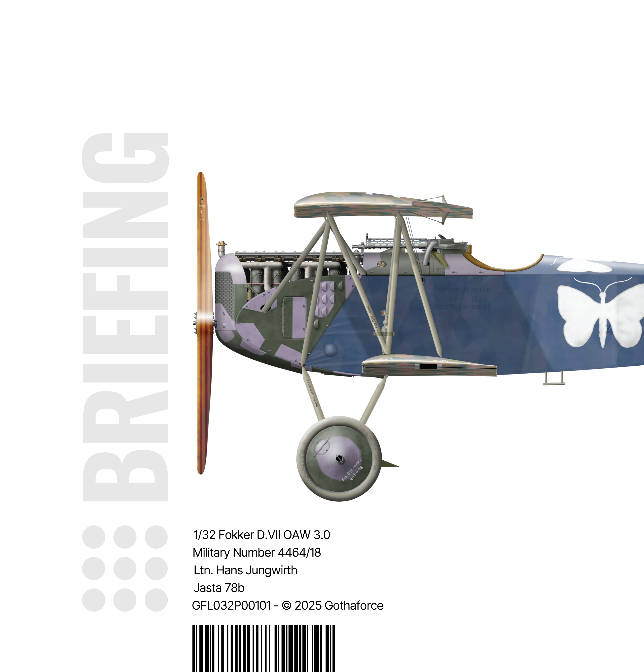 Gothaforce Fokker DVII OAW 3.0 Hans Jungwirth - Briefing - Image Cover