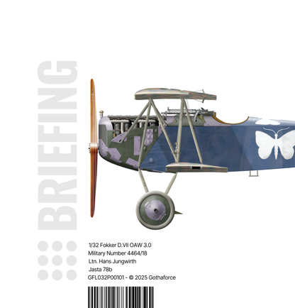 Gothaforce Fokker DVII OAW 3.0 Hans Jungwirth - Briefing - Image Cover
