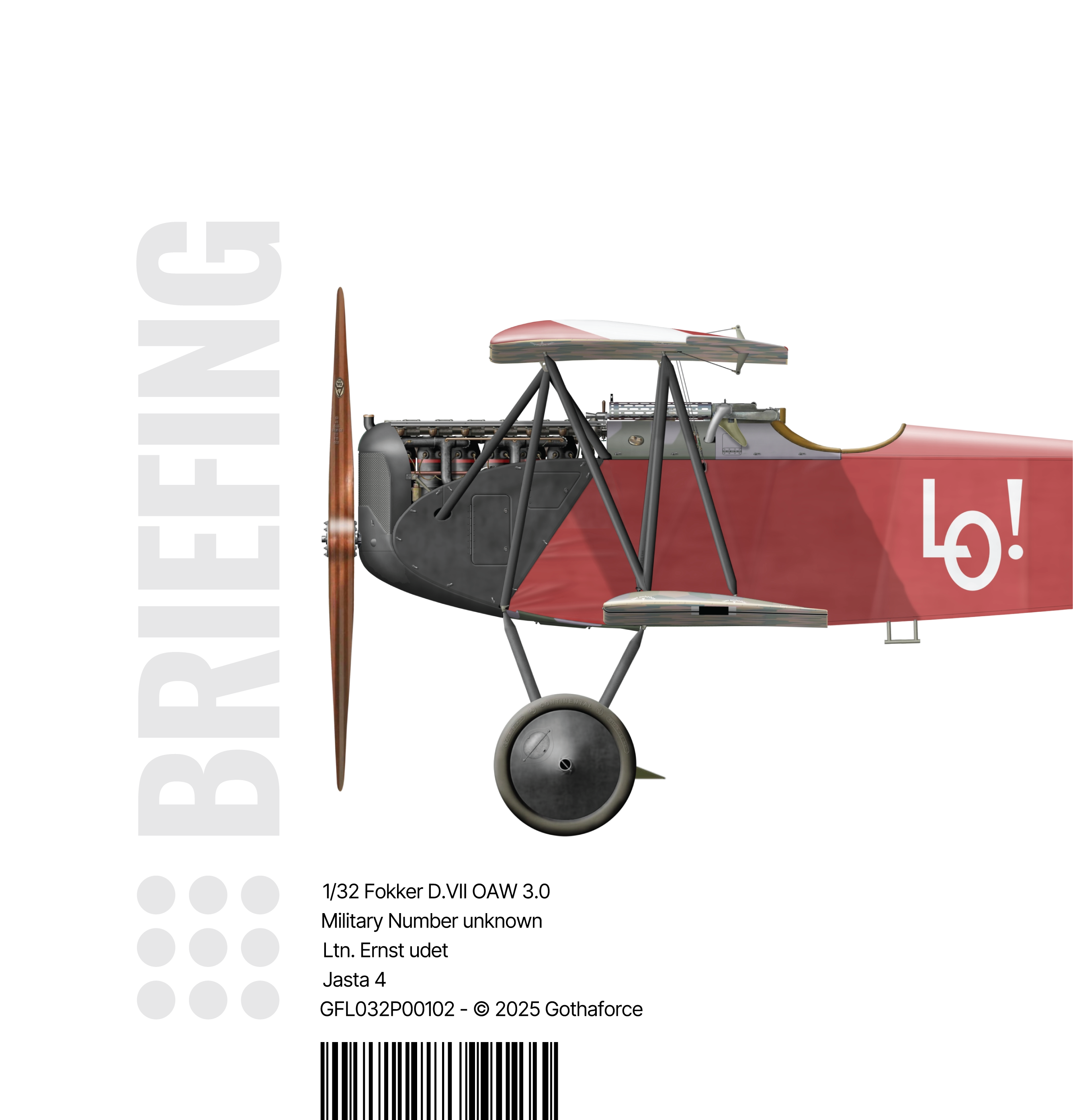 Gothaforce Fokker DVII OAW 3.0 Ernst Udet - Briefing - Image Cover