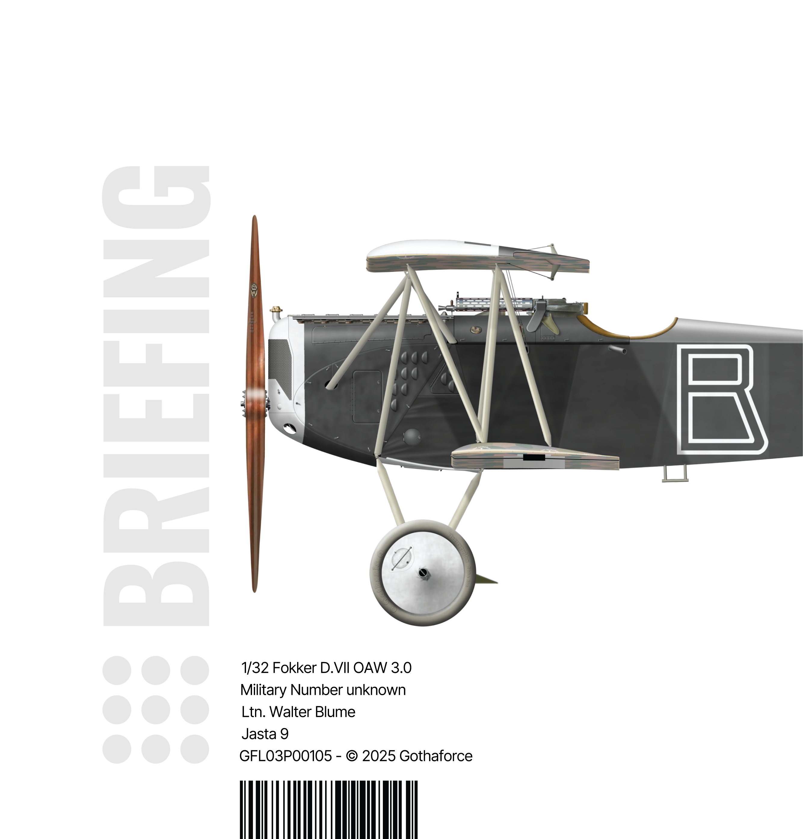 Gothaforce Fokker DVII OAW 3.0 Walter Blume - Briefing - Image Cover