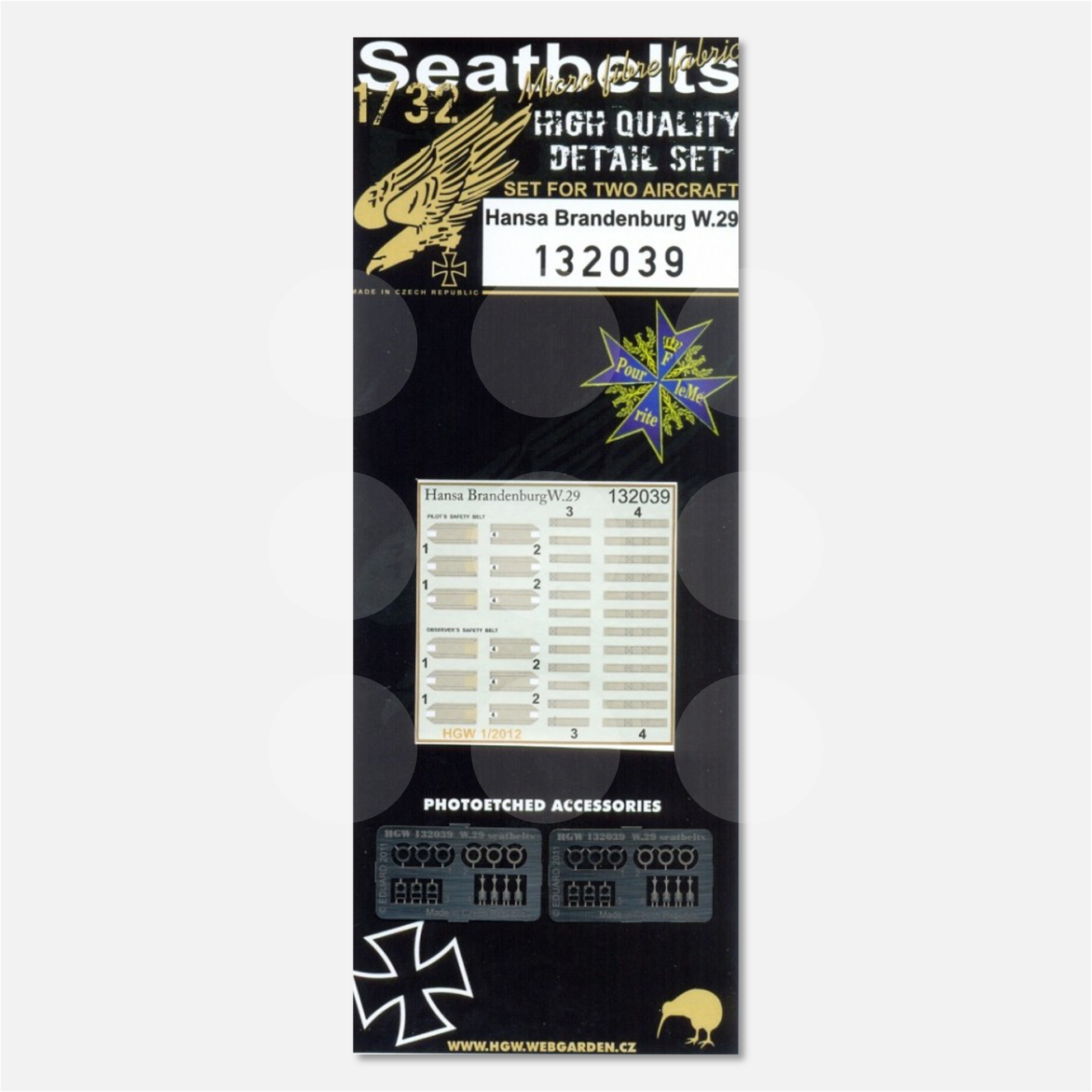 1/32 Seatbelts Hansa-Brandenburg W.29