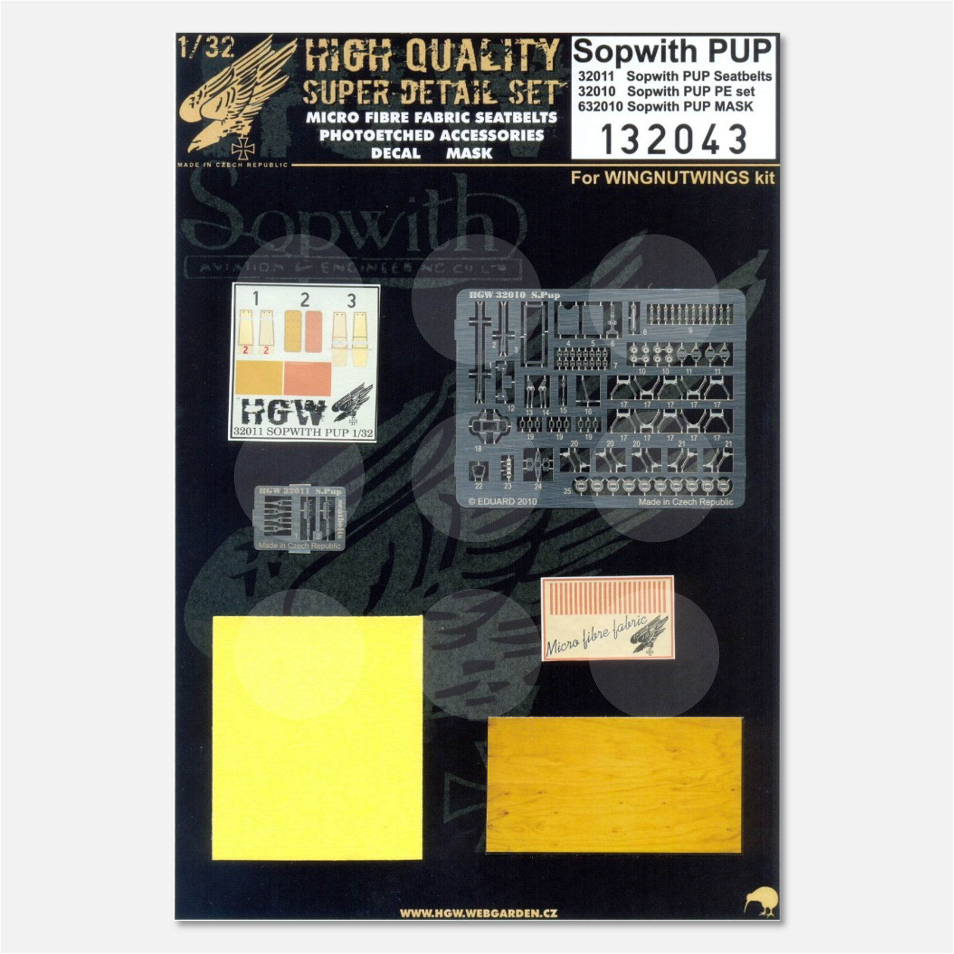 1/32 Super Detail Set Sopwith Pup
