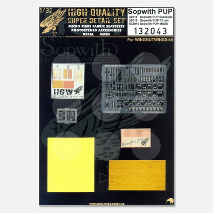 1/32 Super Detail Set Sopwith Pup