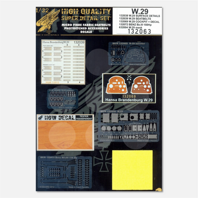 1/32 Super Detail Set Hansa-Brandenburg W.29