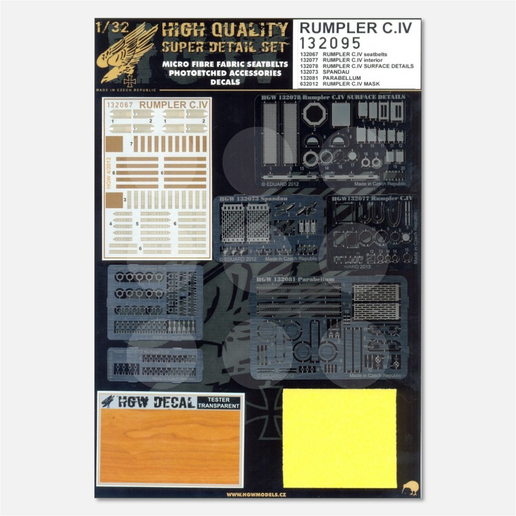 1/32 Super Detail Set Rumpler C.IV