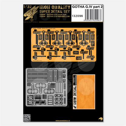 1/32 Super Detail Set Gotha G.IV