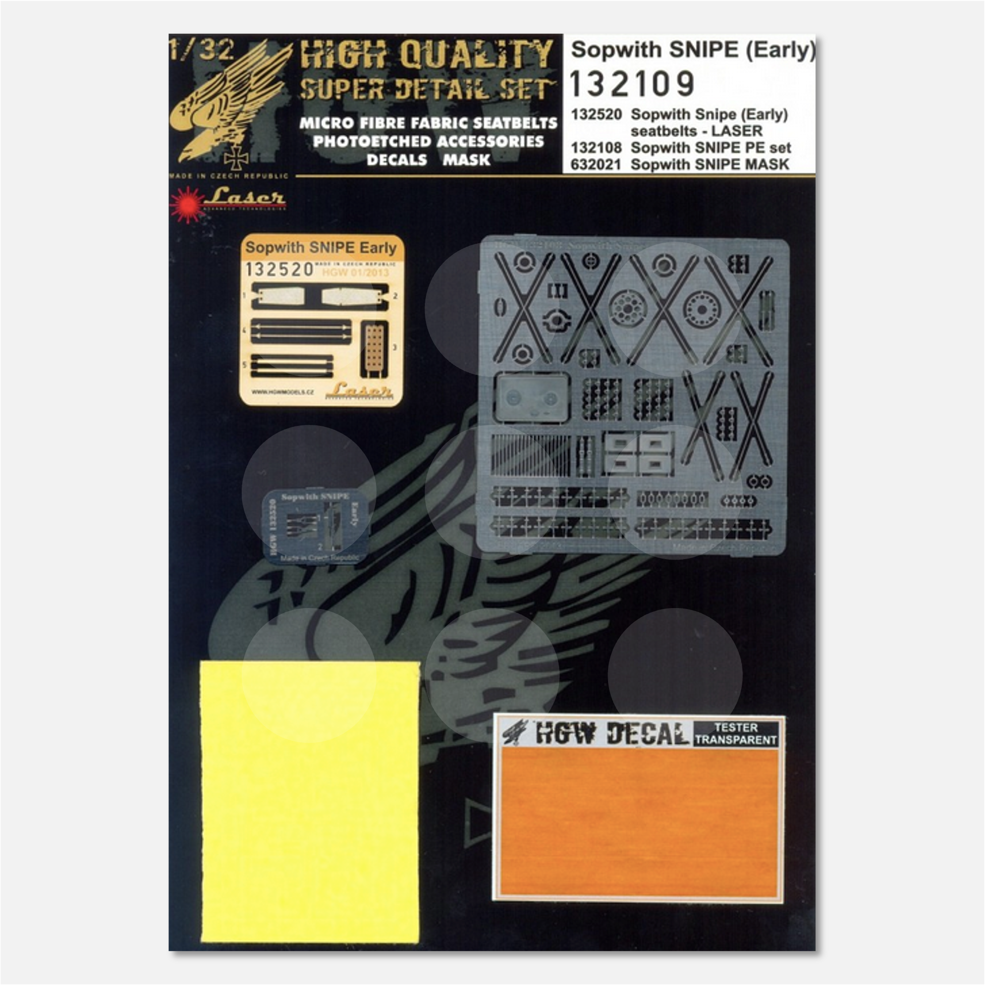 1/32 Super Detail Set Sopwith Snipe Early