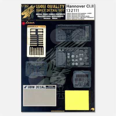 1/32 Super Detail Set Hannover CL.II