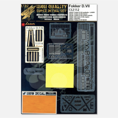 1/32 Super Detail Set Fokker D.VII