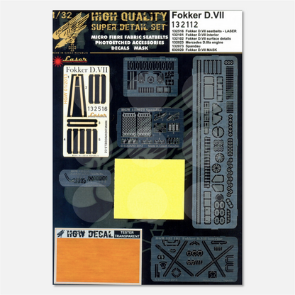 1/32 Super Detail Set Fokker D.VII