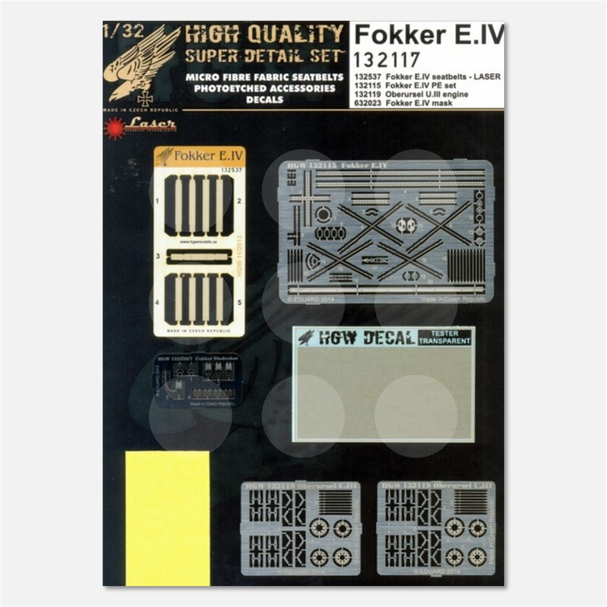 1/32 Super Detail Set Fokker E.IV
