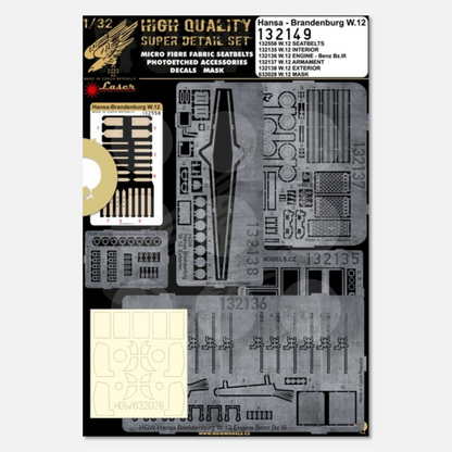 1/32 Super Detail Set Hansa Brandenburg W.12