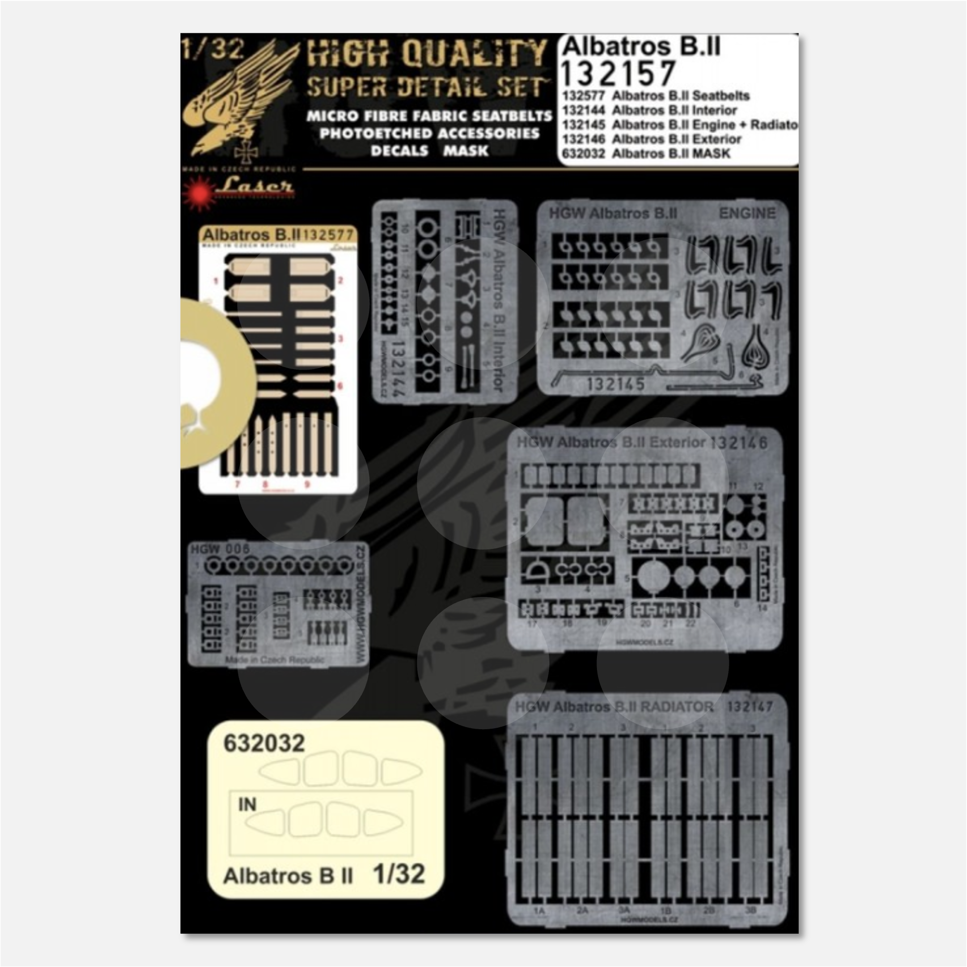 1/32 Super Detail Set Albatros B.II