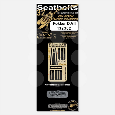 1/32 Double-sided Seatbelts Fokker D.VII