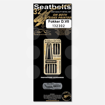 1/32 Double-sided Seatbelts Fokker D.VII