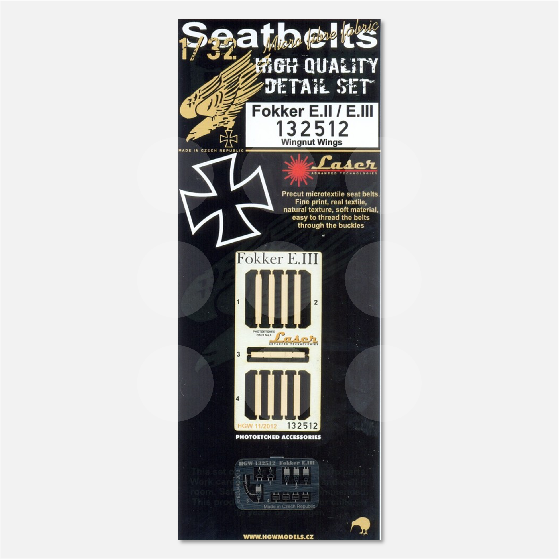 1/32 Seatbelts Fokker E.II / E.III