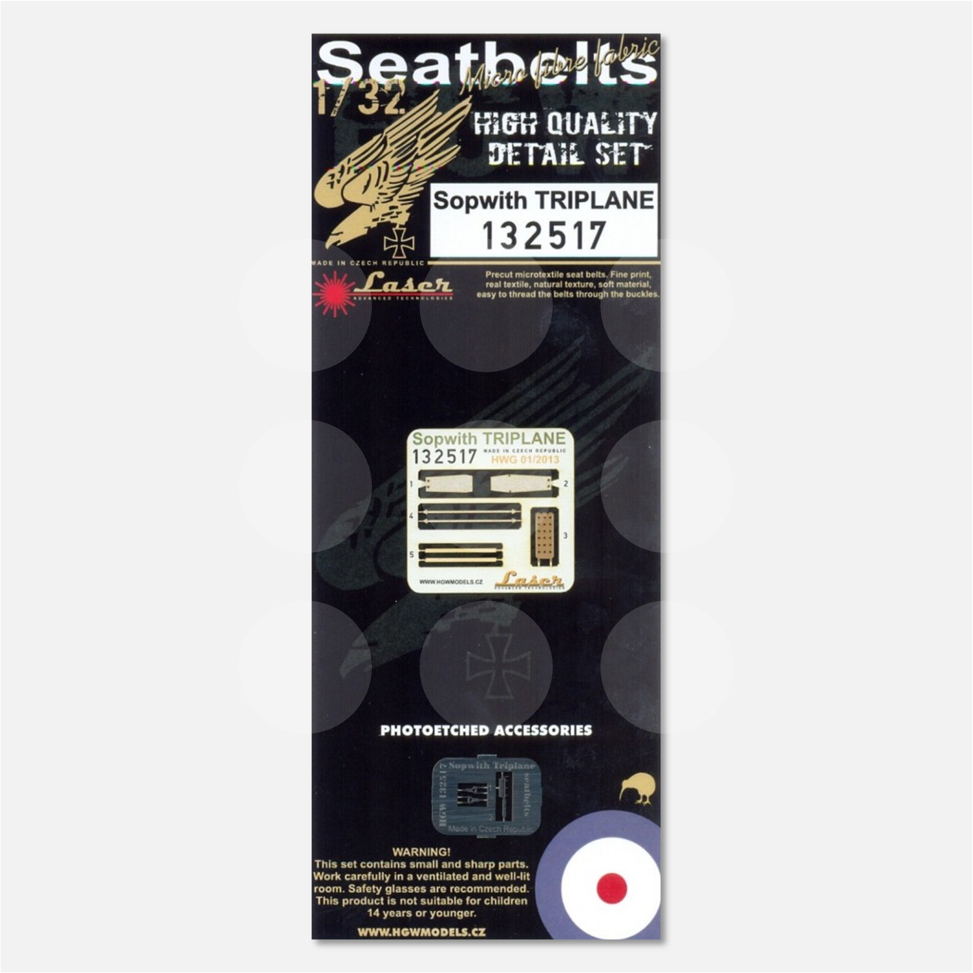 1/32 Seatbelts Sopwith Triplane