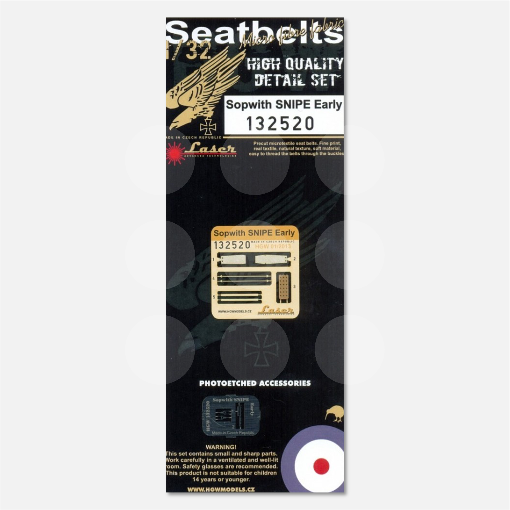1/32 Seatbelts Sopwith Snipe Early