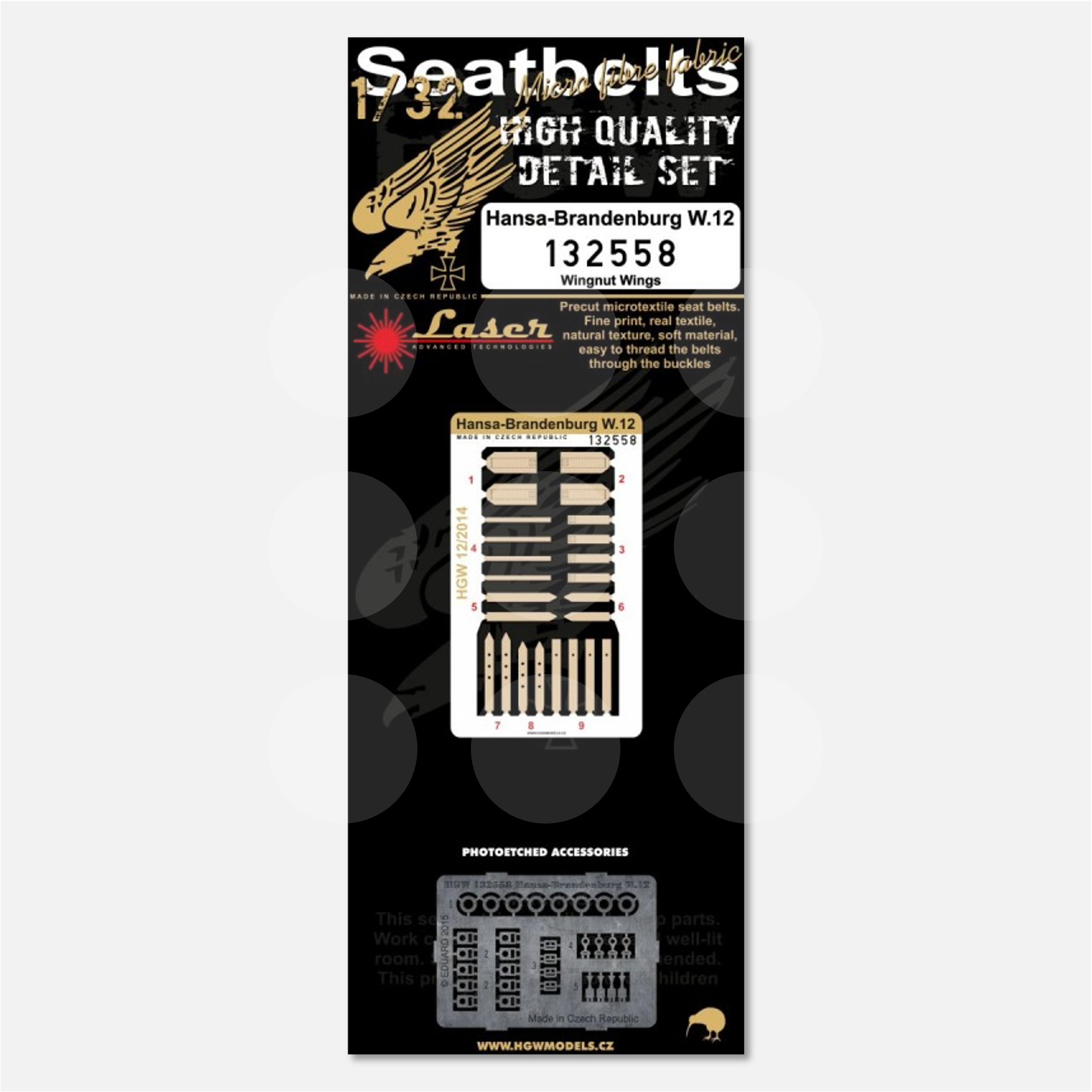 1/32 Seatbelts Hansa-Brandenburg W.12