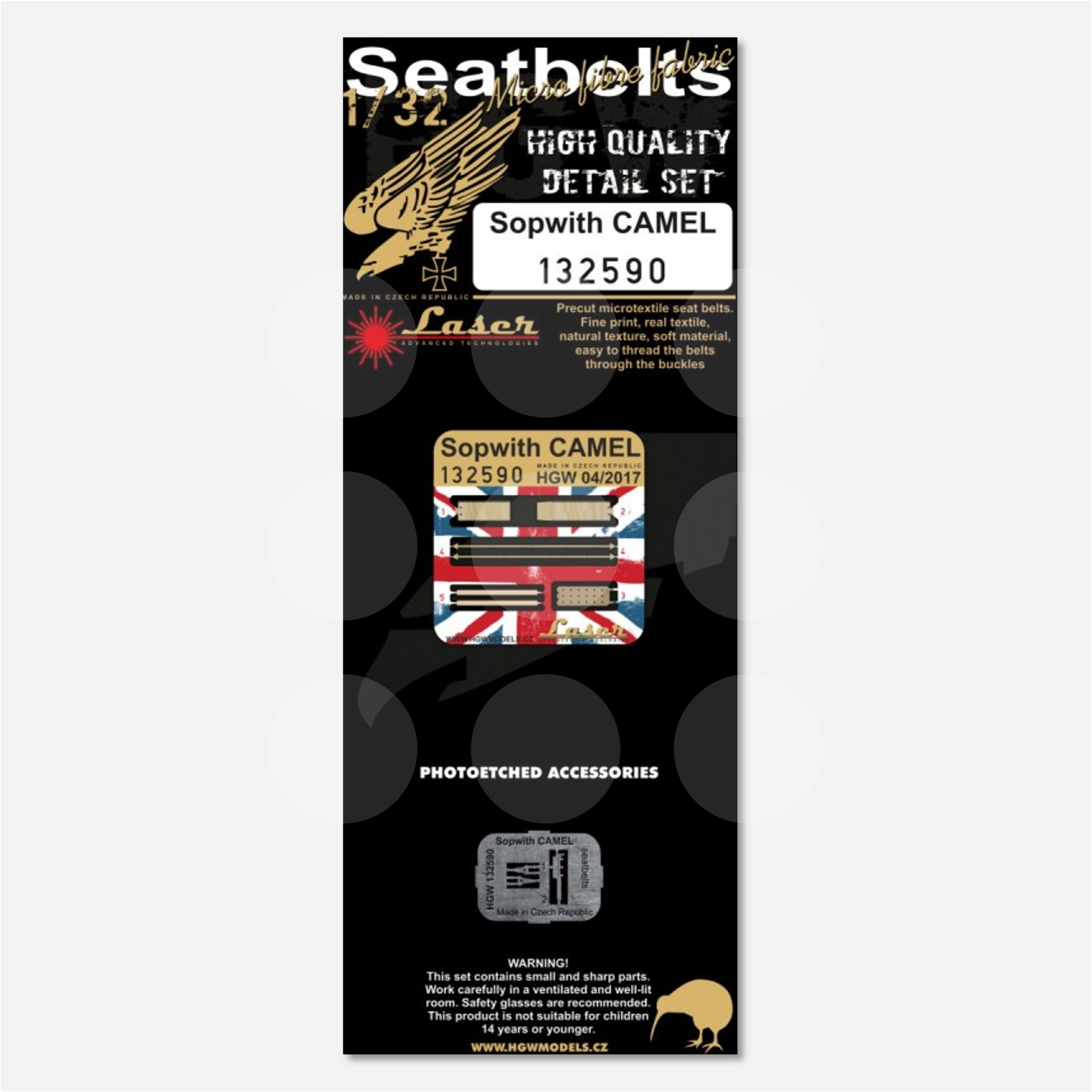 1/32 Seatbelts Sopwith Camel