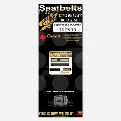 1/32 Seatbelts Sopwith 5.F1 Dolphin