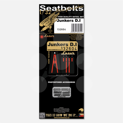 1/32 Seatbelts Junkers D.I