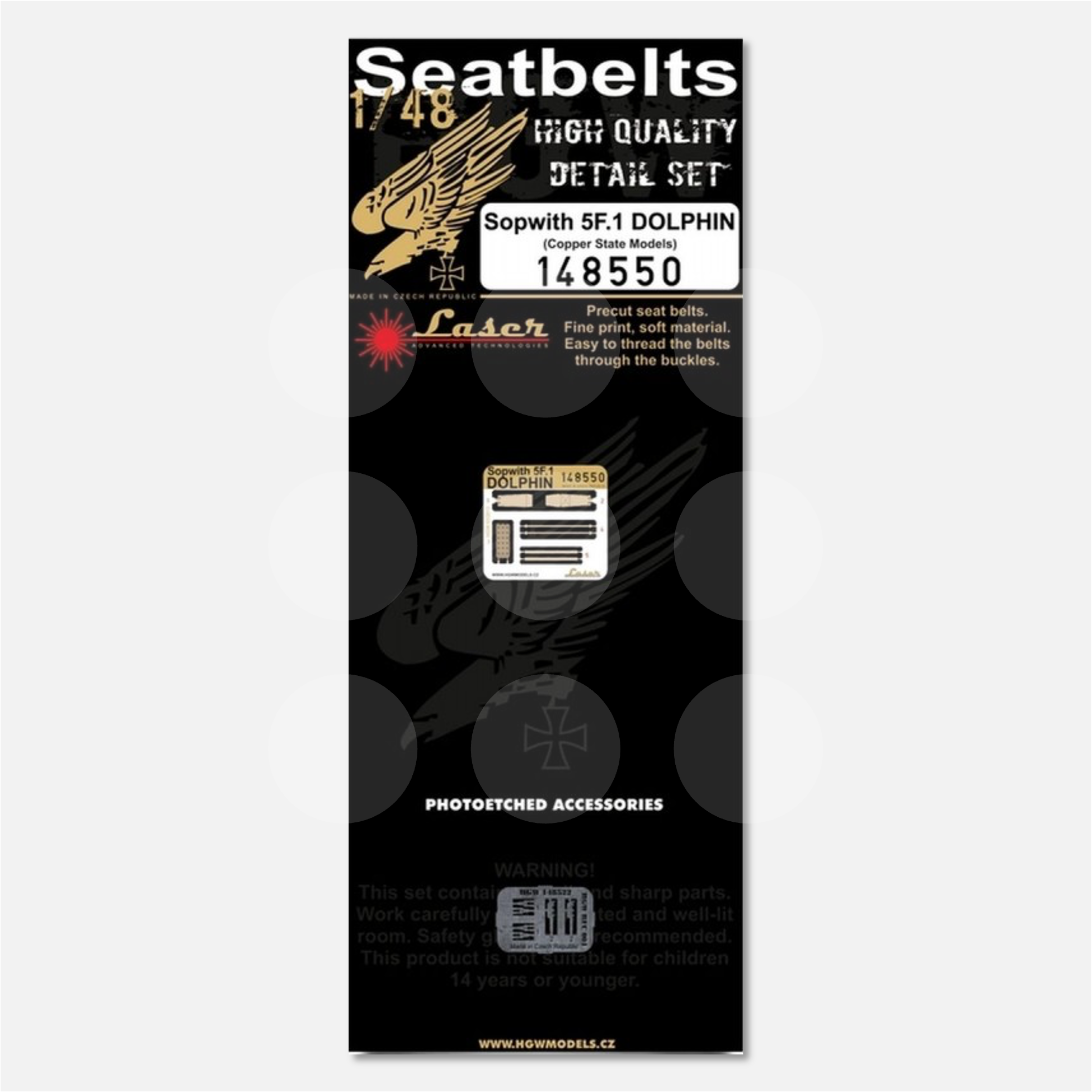 1/48 Seatbelts Sopwith 5.F1 Dolphin