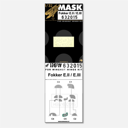 1/32 Masks Fokker E.II / E.III
