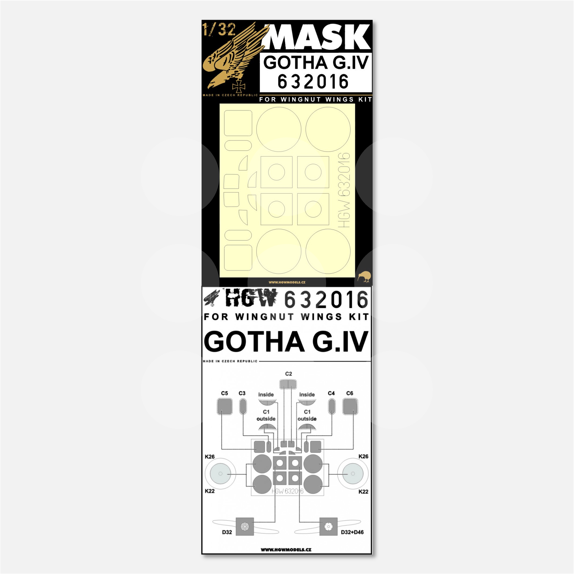 1/32 Masks Gotha G.IV