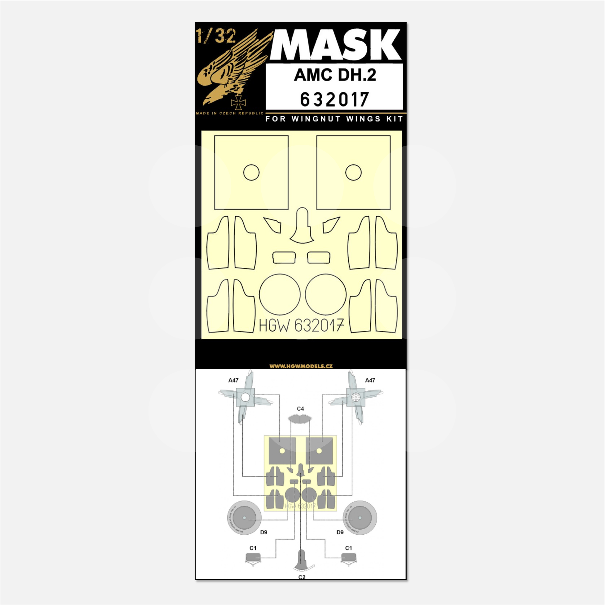 1/32 Masks AMC DH.2