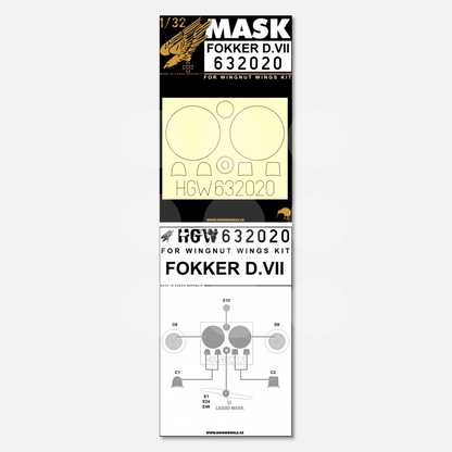 1/32 Masks Fokker D.VII