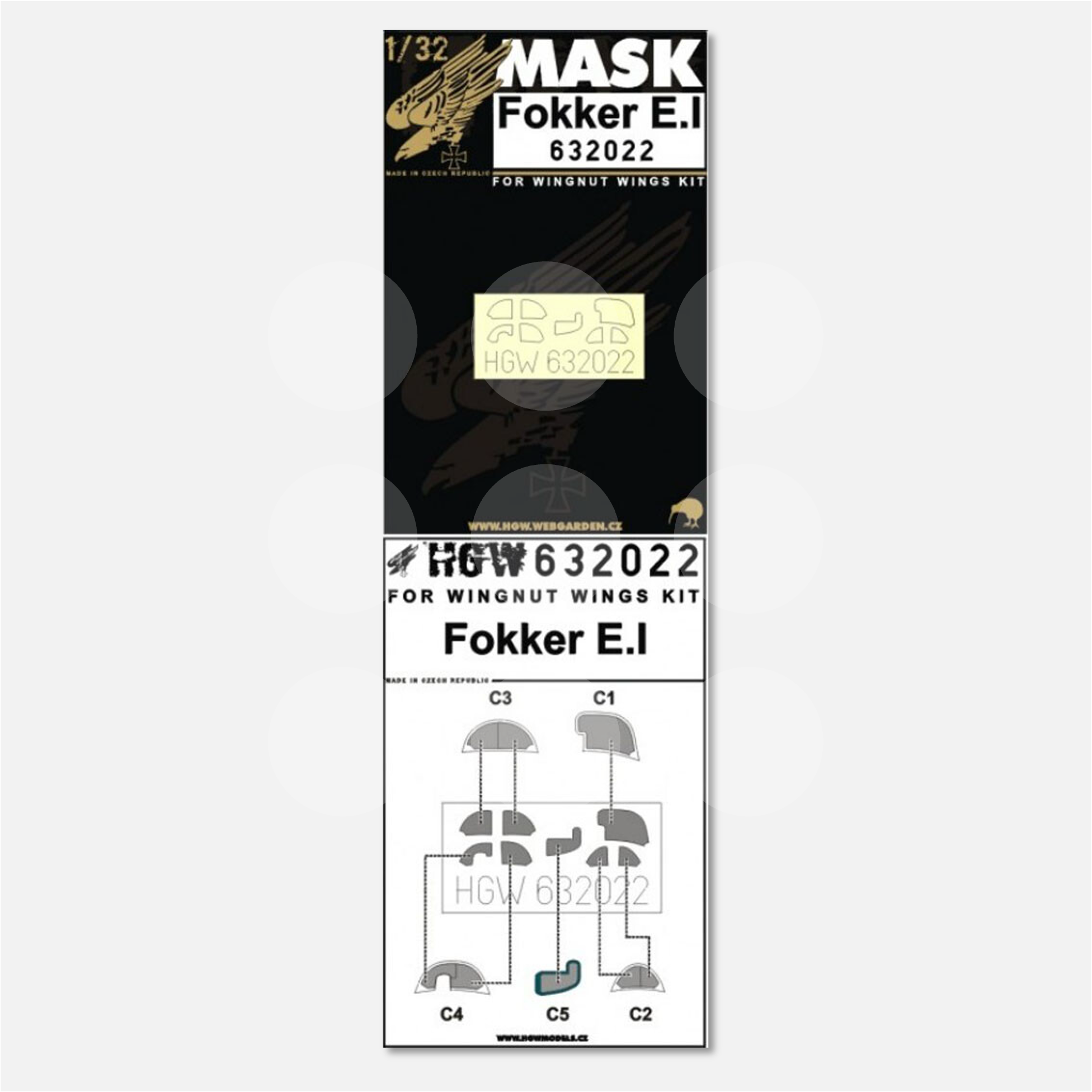 1/32 Masks Fokker E.I