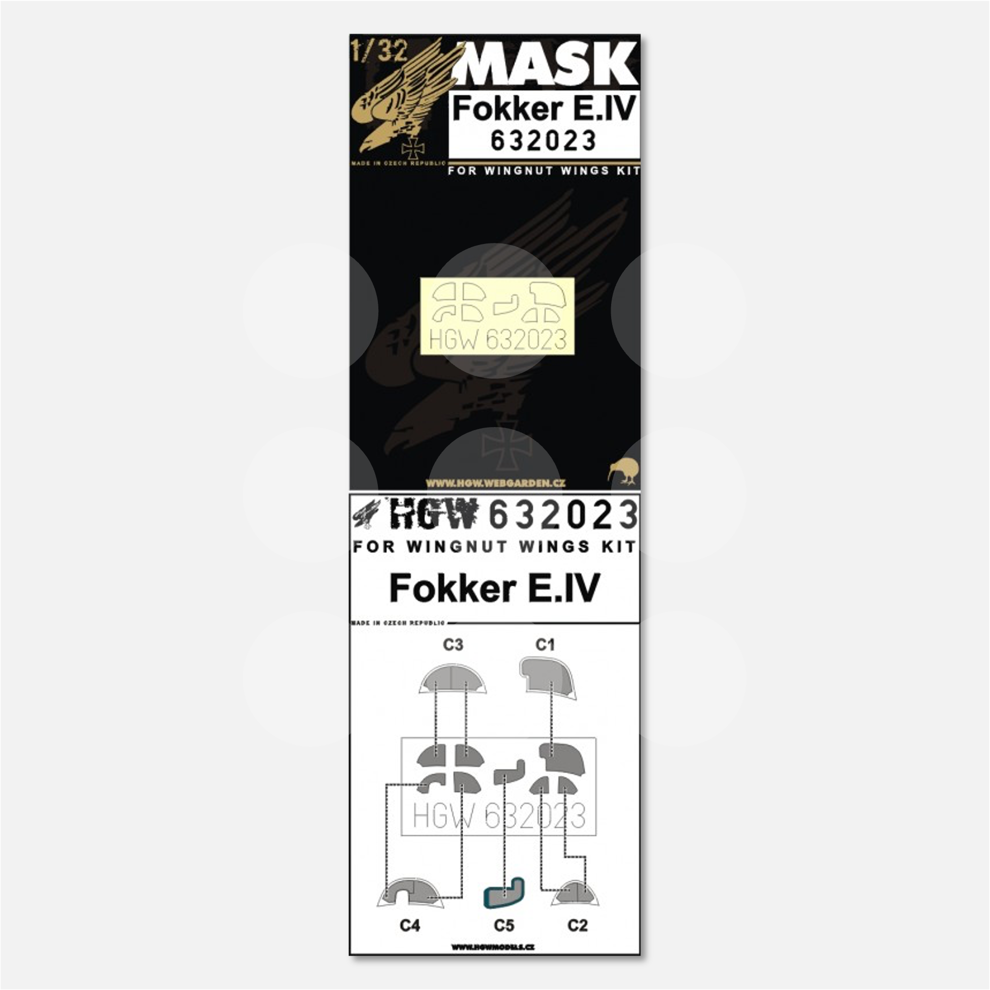 1/32 Masks Fokker E.IV