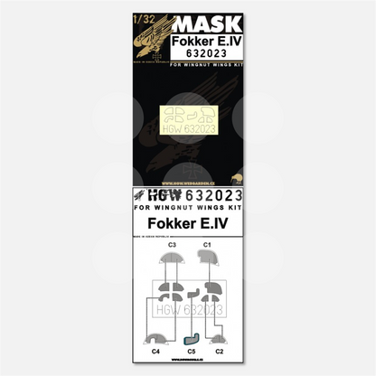 1/32 Masks Fokker E.IV