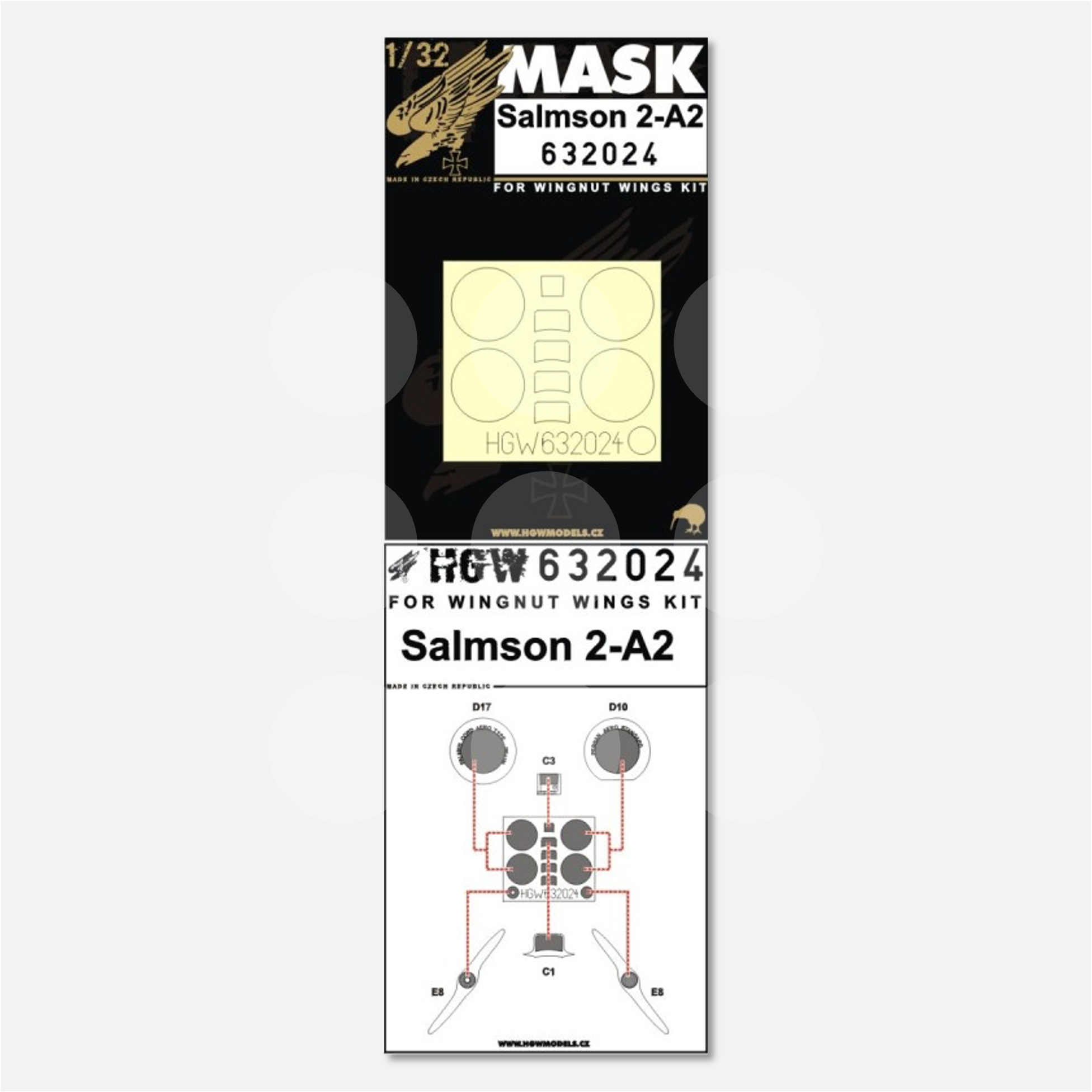1/32 Masks Salmson 2-A2