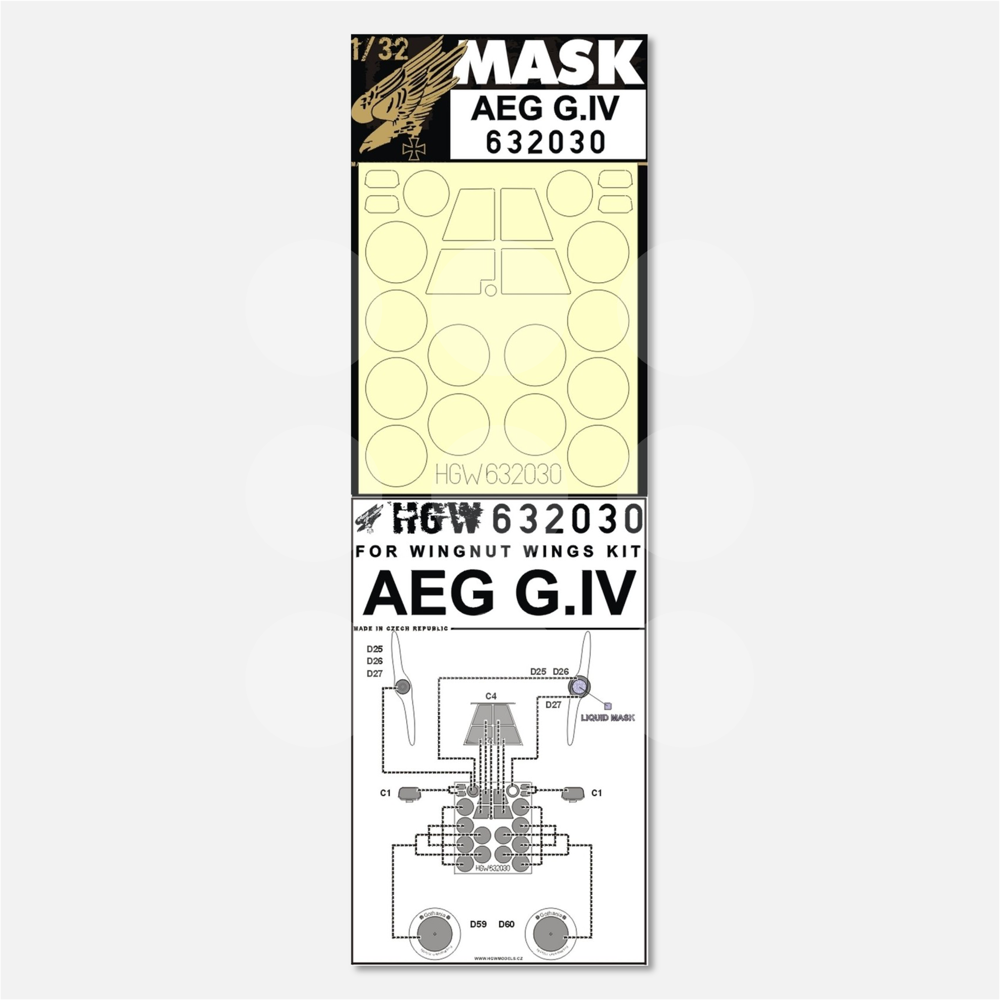 1/32 Masks AEG G.IV