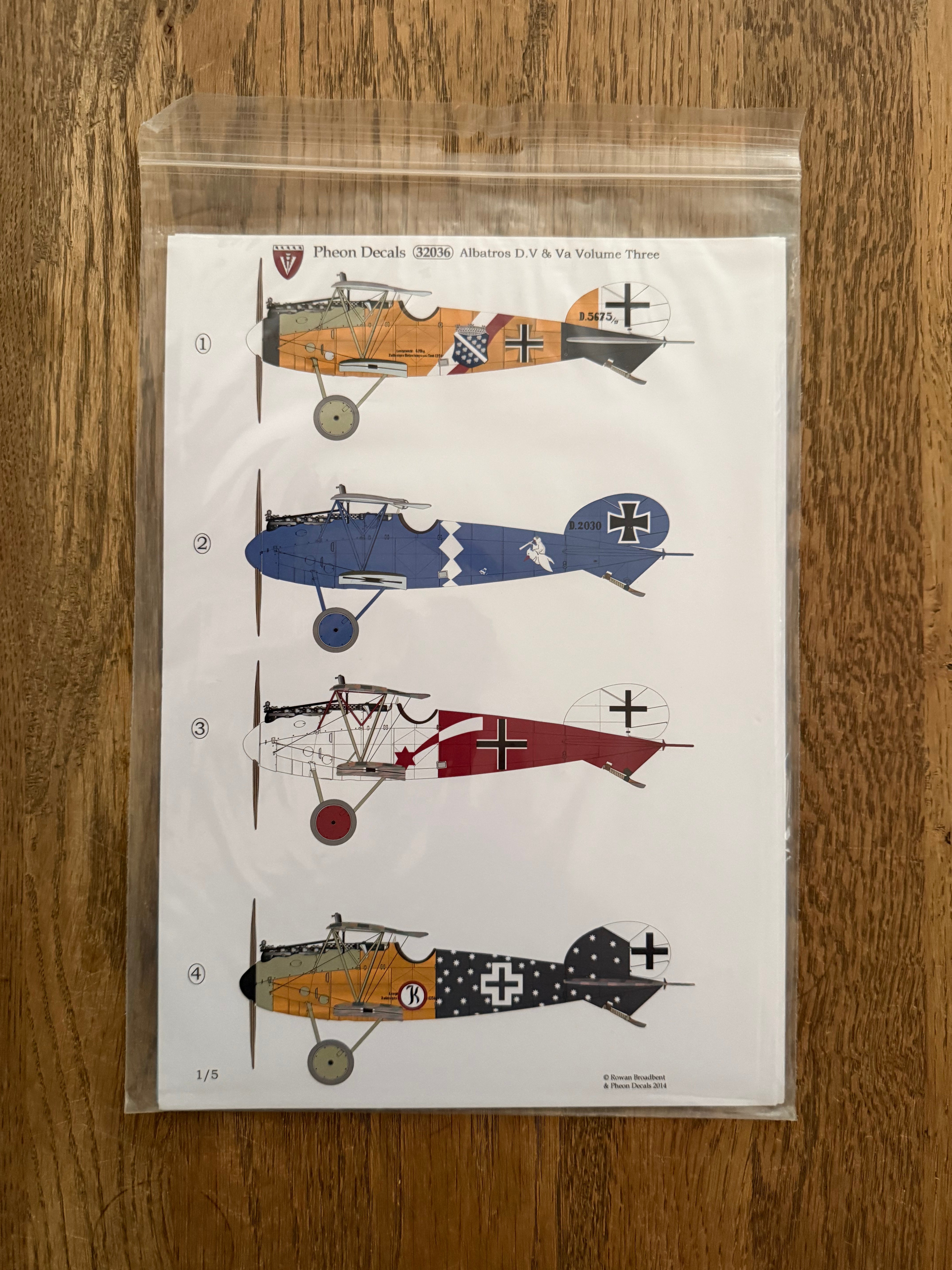 1/32 Albatros DVa Vol 3 - OOP