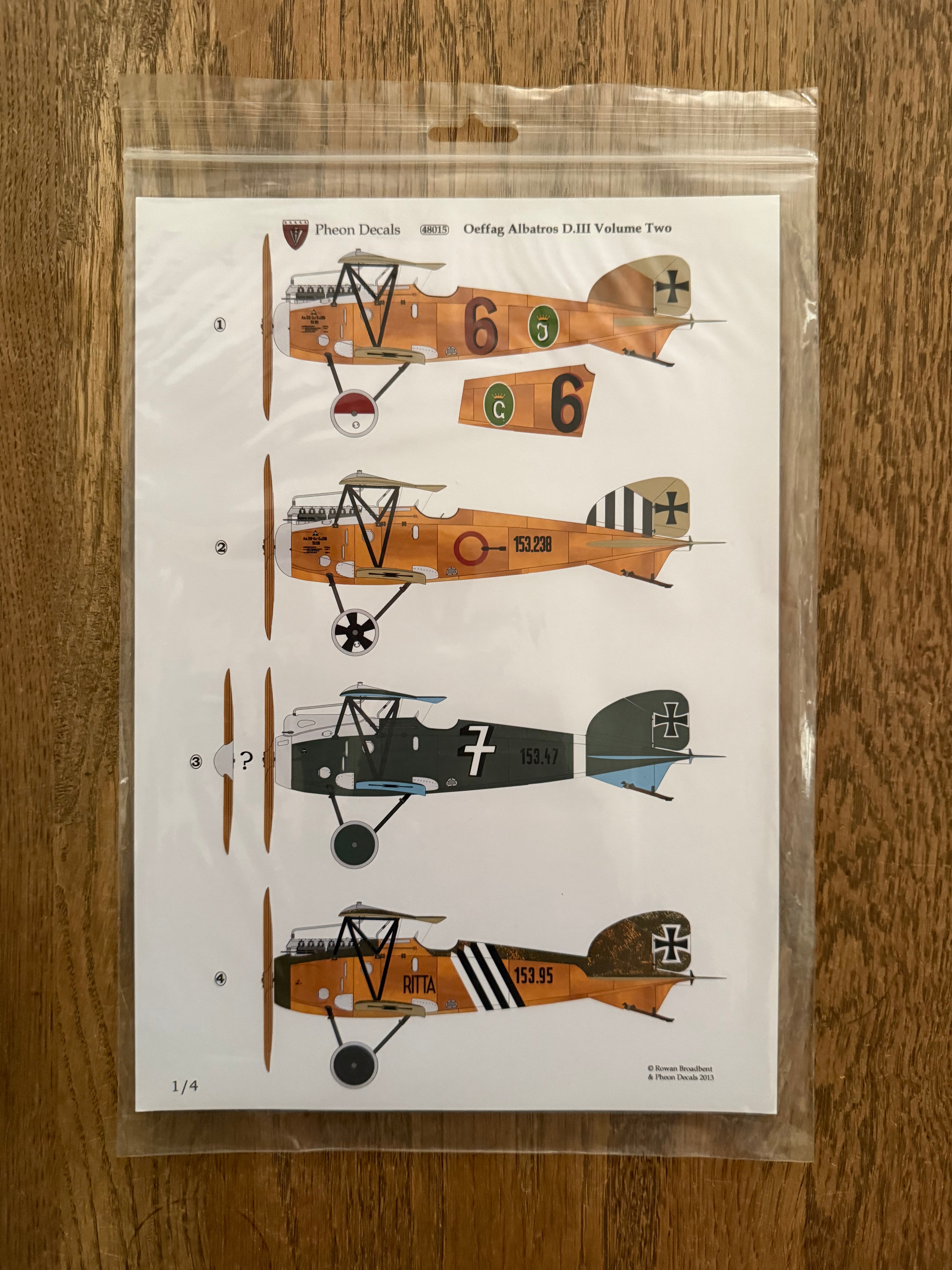 1/48 Albatros Oeffag Vol 2 - OOP
