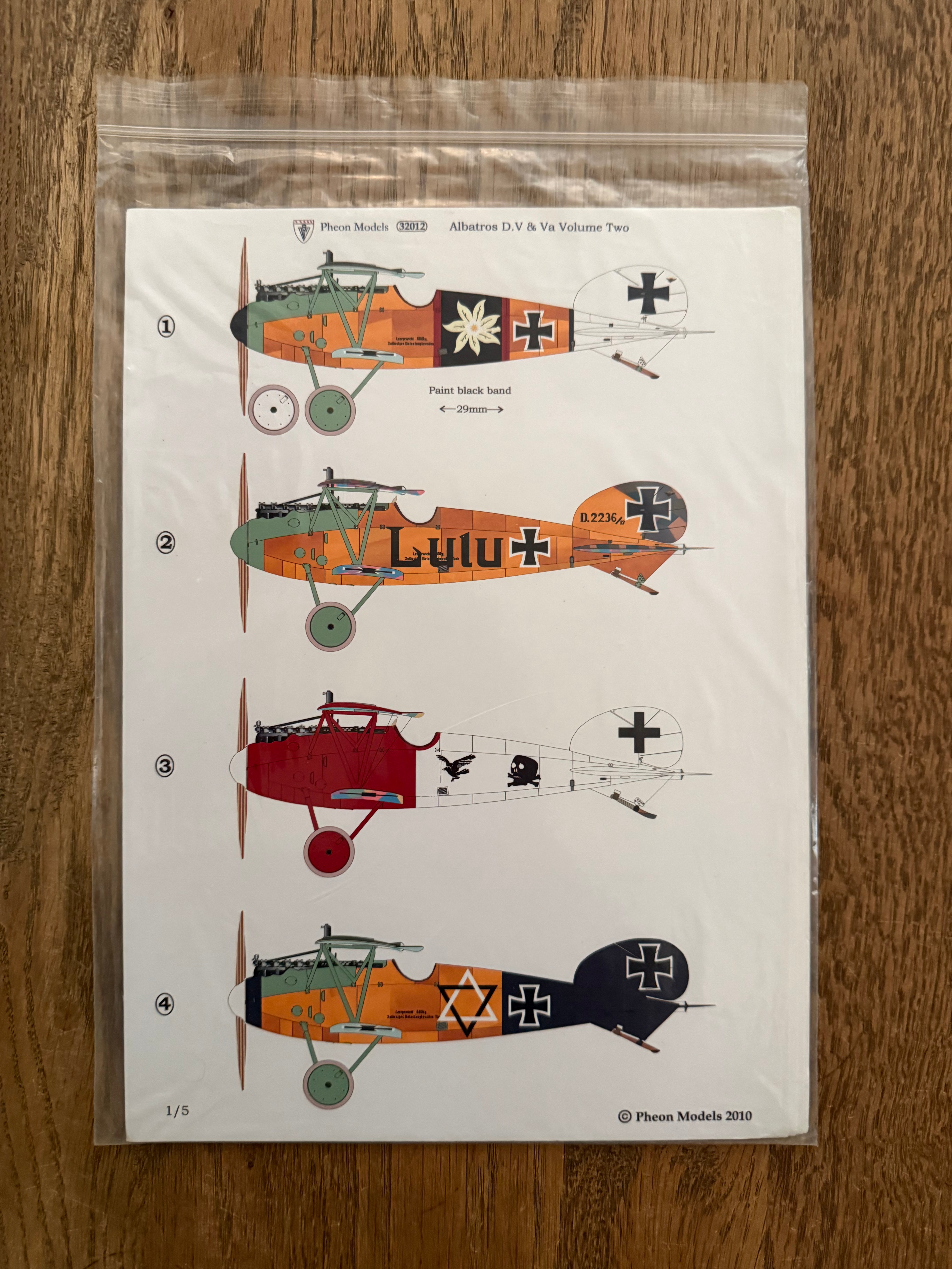 1/32 Albatros DVa Vol 2 - OOP