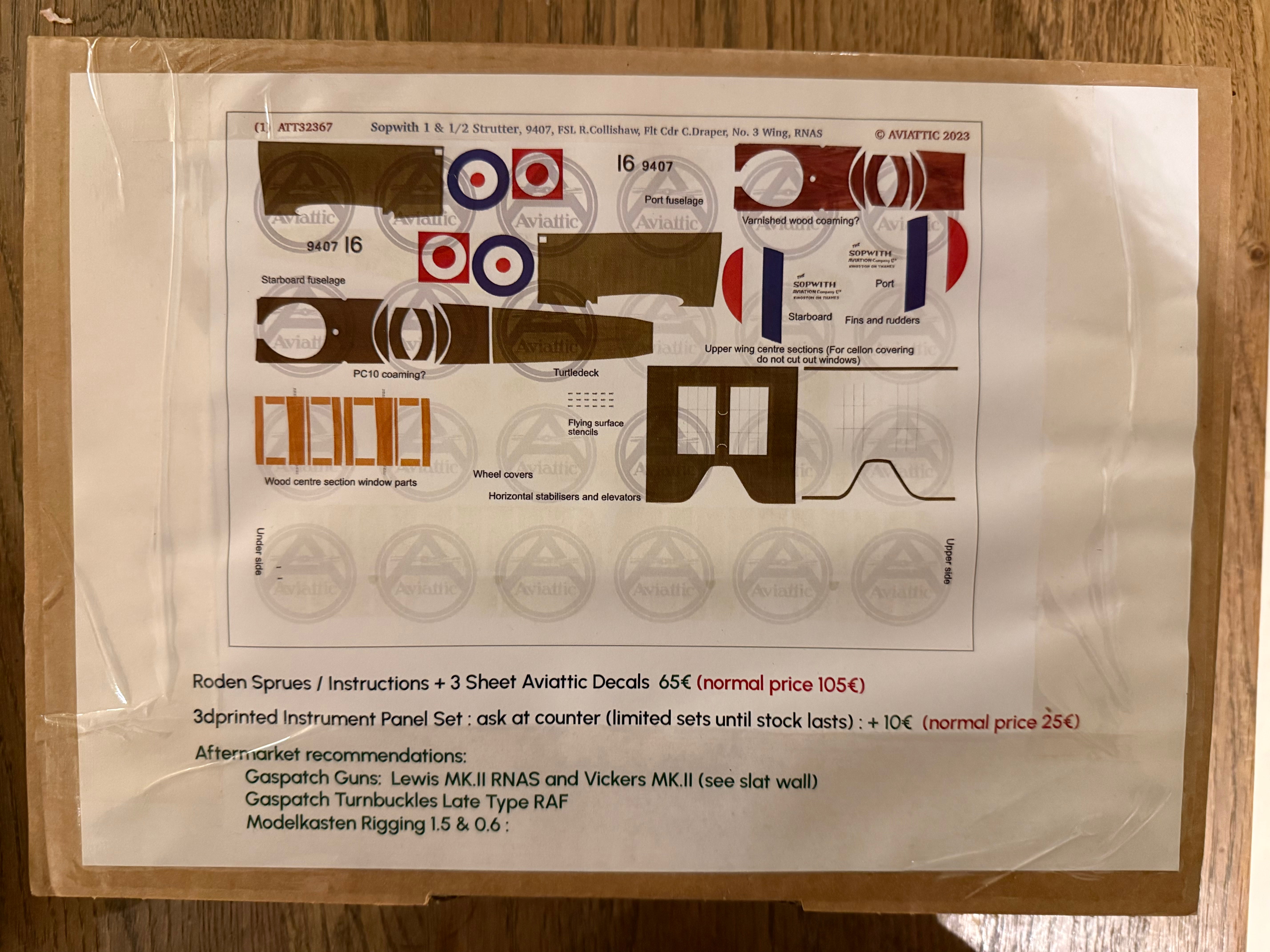 Sopwith 1 & 1/2 Strutter 9407
