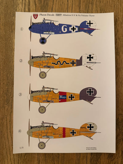 Pheon Decals Glossy Pack Albatros DV(a)