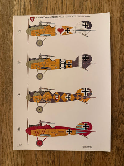 Pheon Decals Glossy Pack Albatros DV(a)