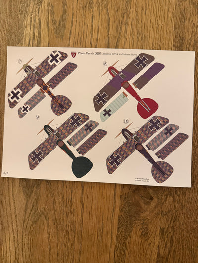 Pheon Decals Glossy Pack Albatros DV(a)