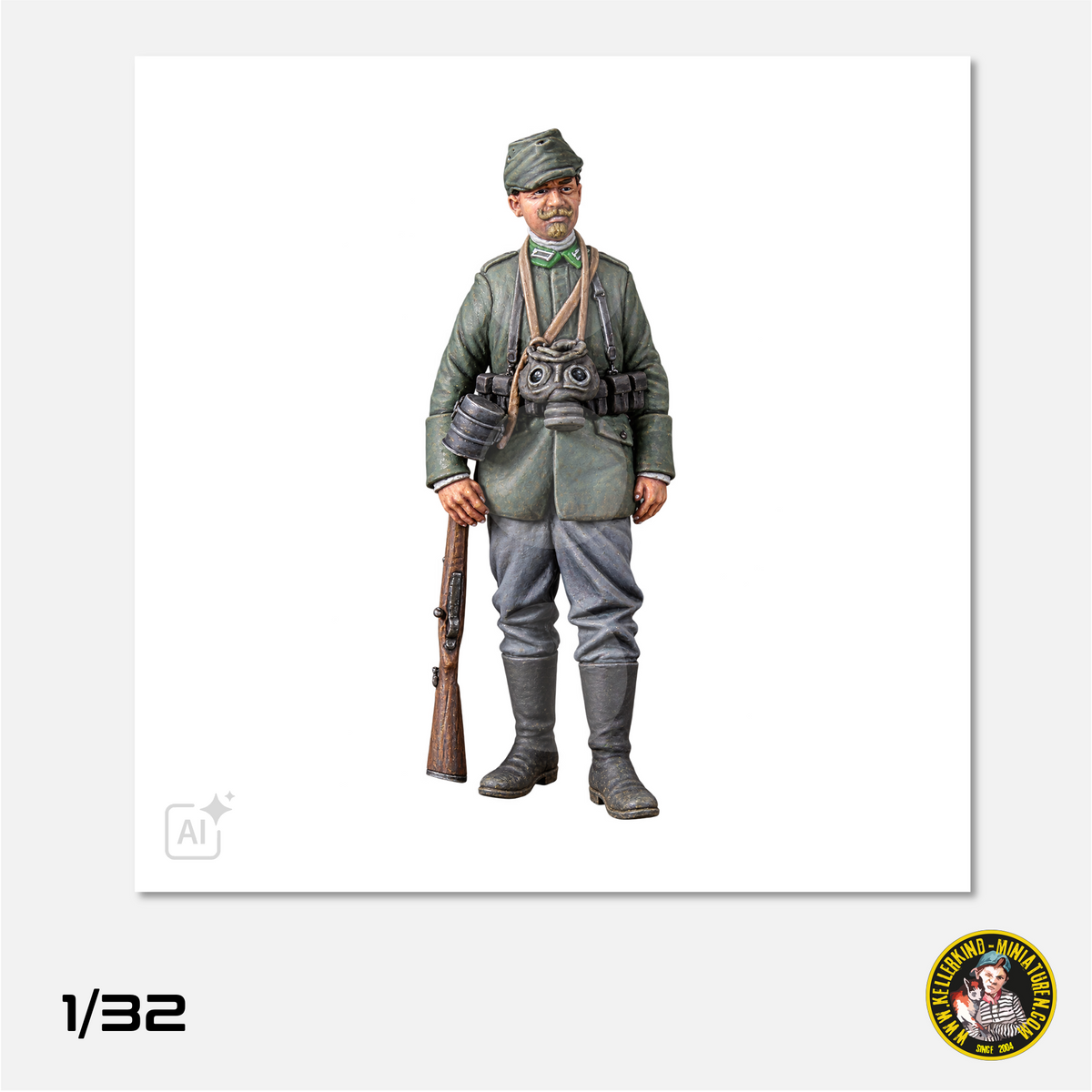 1/32 German airship crew men