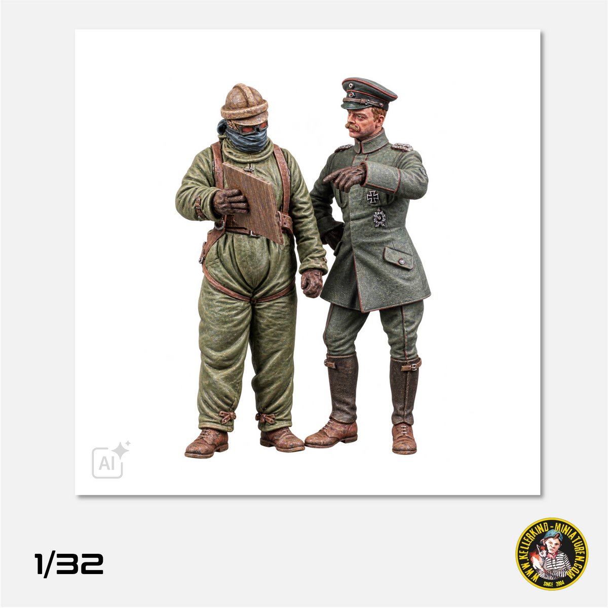 1/32 German pilots "Last orders"