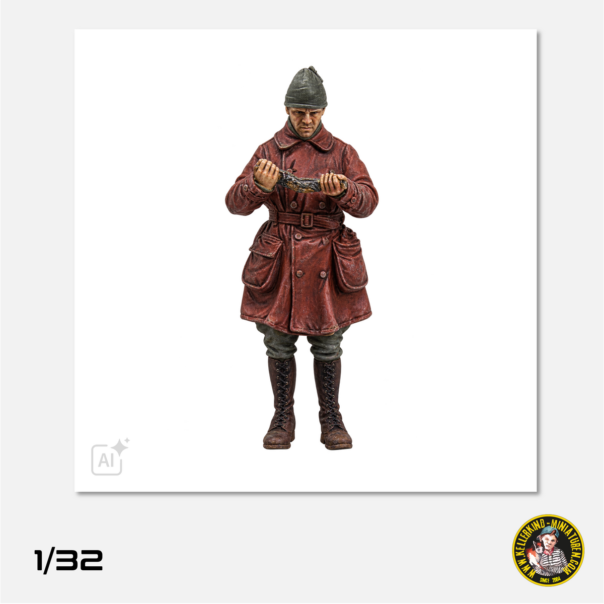 1/32 USAAS pilot with face mask